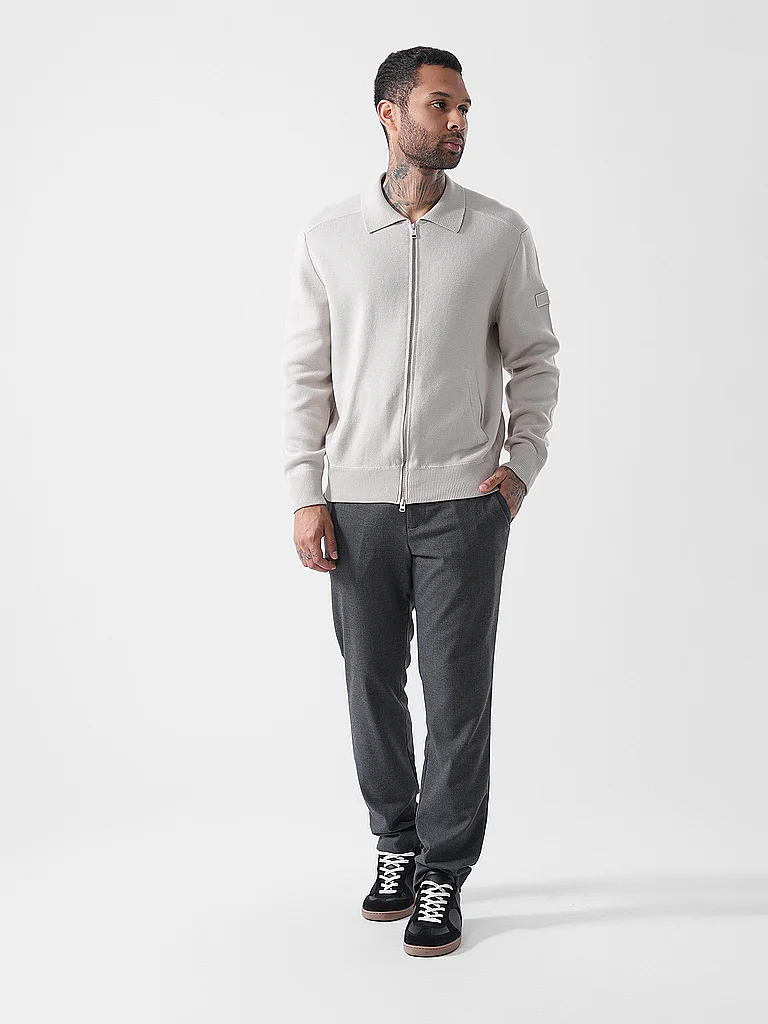 MARC O'POLO Strickjacke beige | XXL